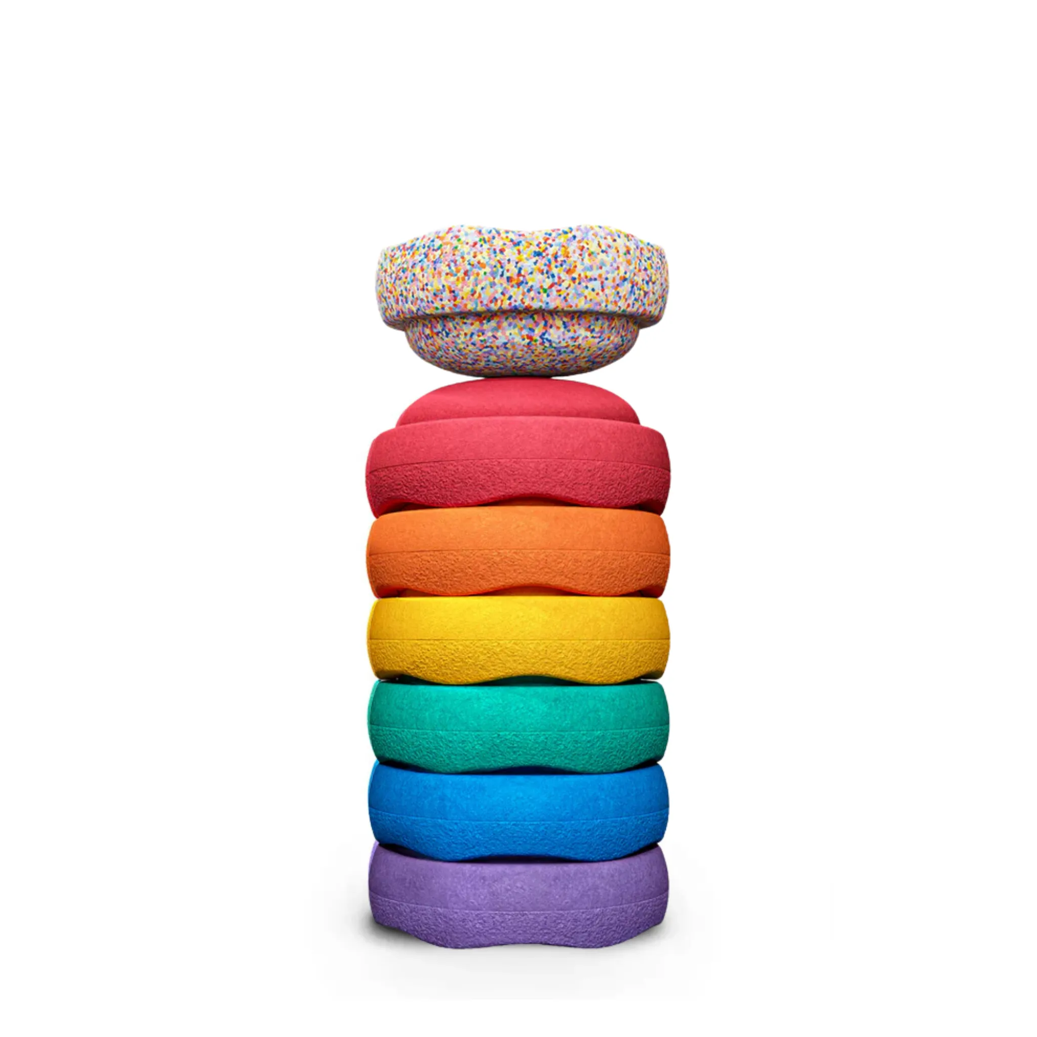 Stapelstein Mini Set   Mini Confetti - Rainbow