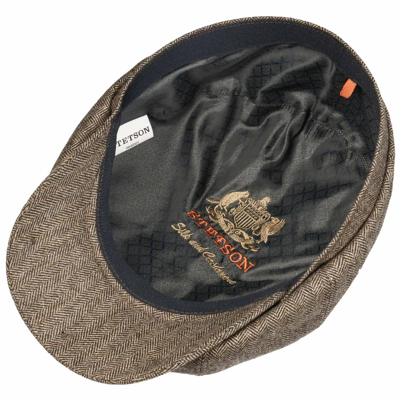Stetson Accessories Hatteras Cashmere Silk Newsboy Cap by Stetson