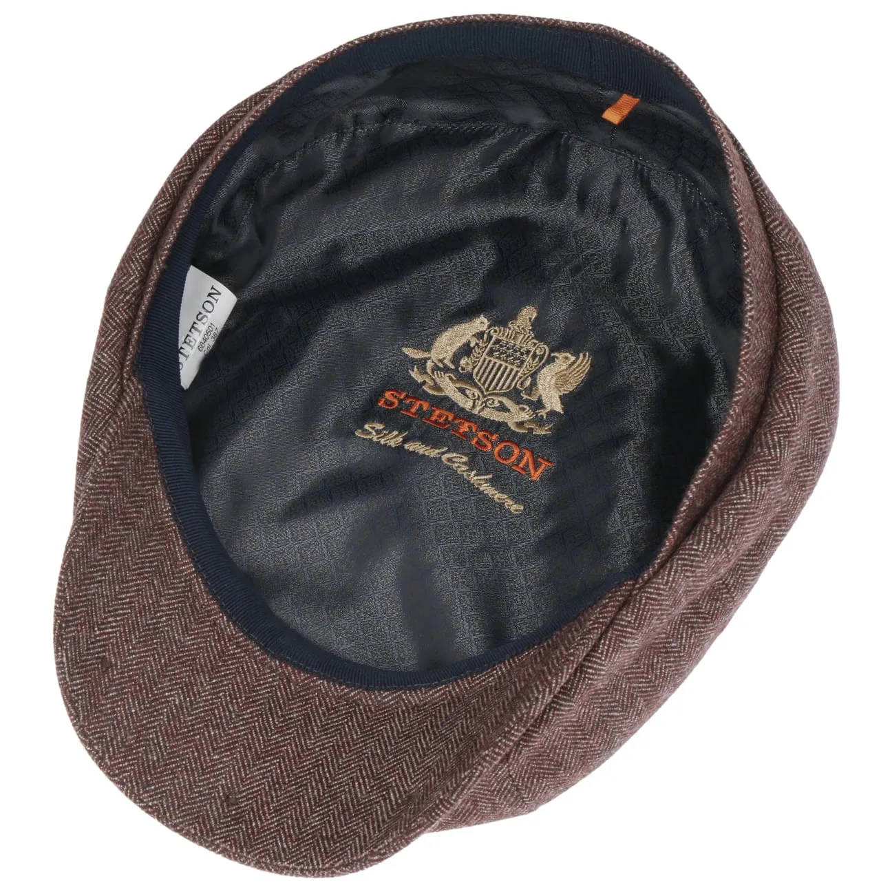 Stetson Accessories Hatteras Cashmere Silk Newsboy Cap by Stetson