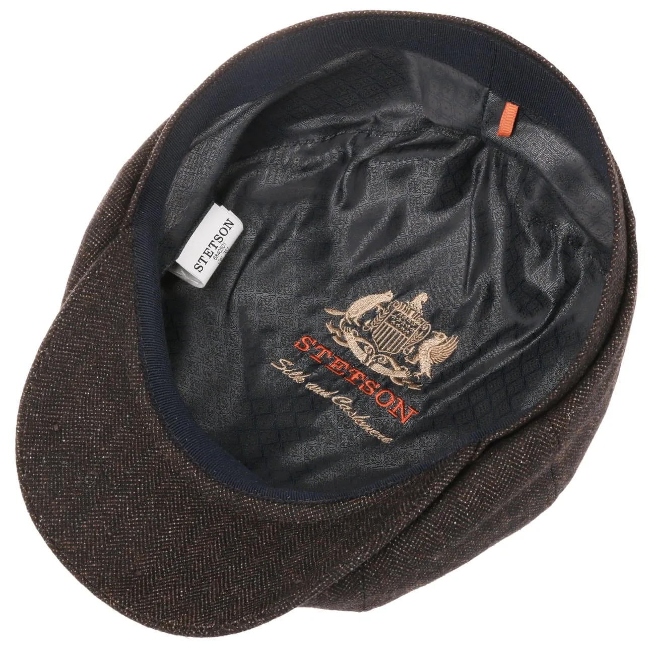 Stetson Accessories Hatteras Cashmere Silk Newsboy Cap by Stetson
