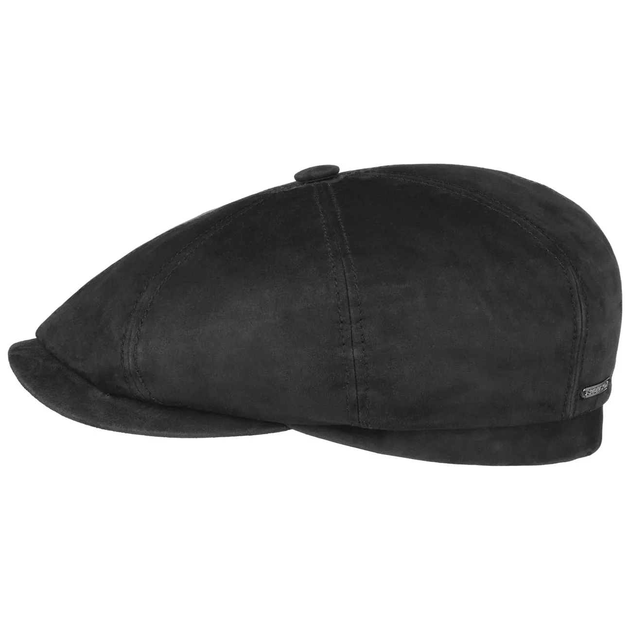 Stetson Accessories Hatteras Goat Suede Newsboy Cap by Stetson