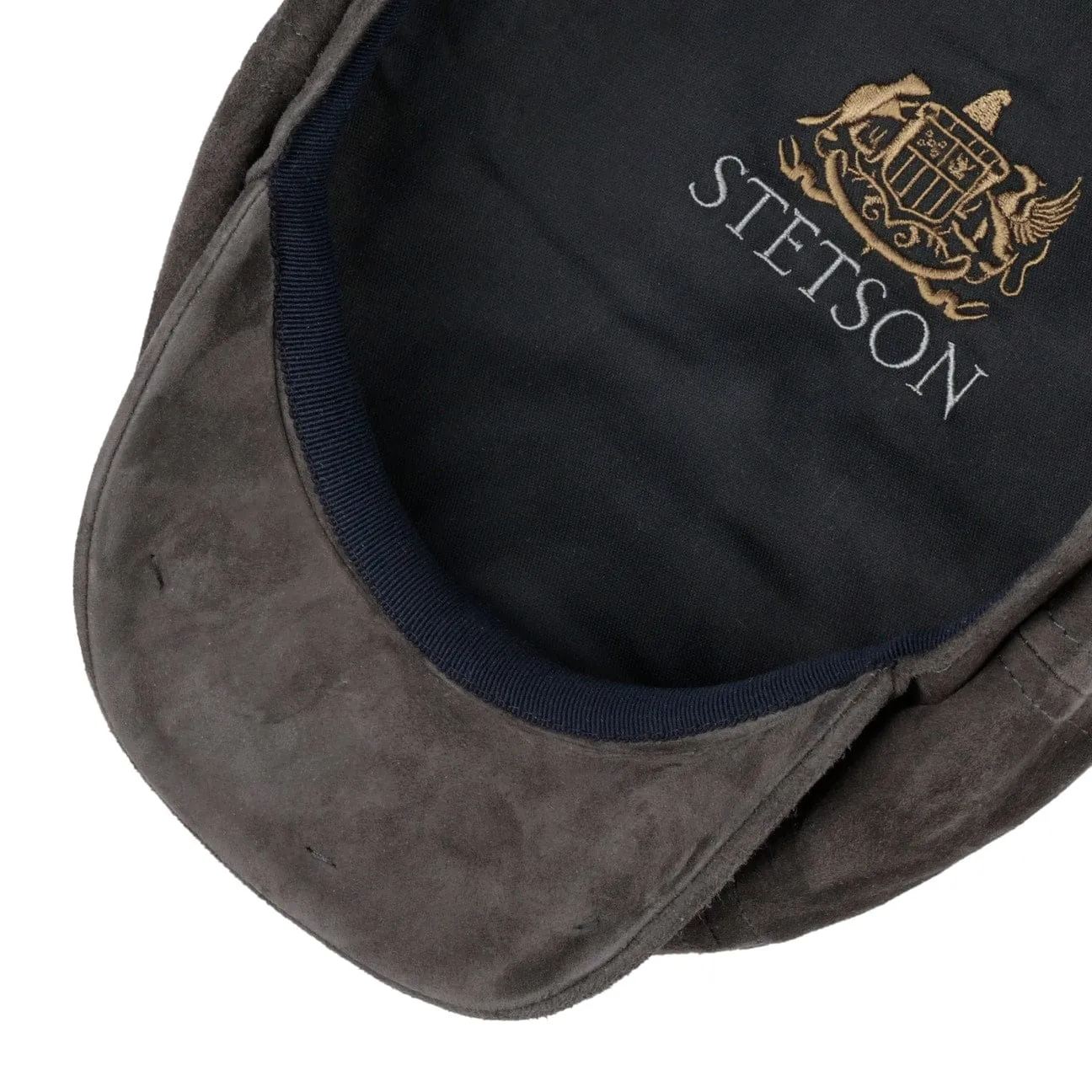 Stetson Accessories Hatteras Goat Suede Newsboy Cap by Stetson