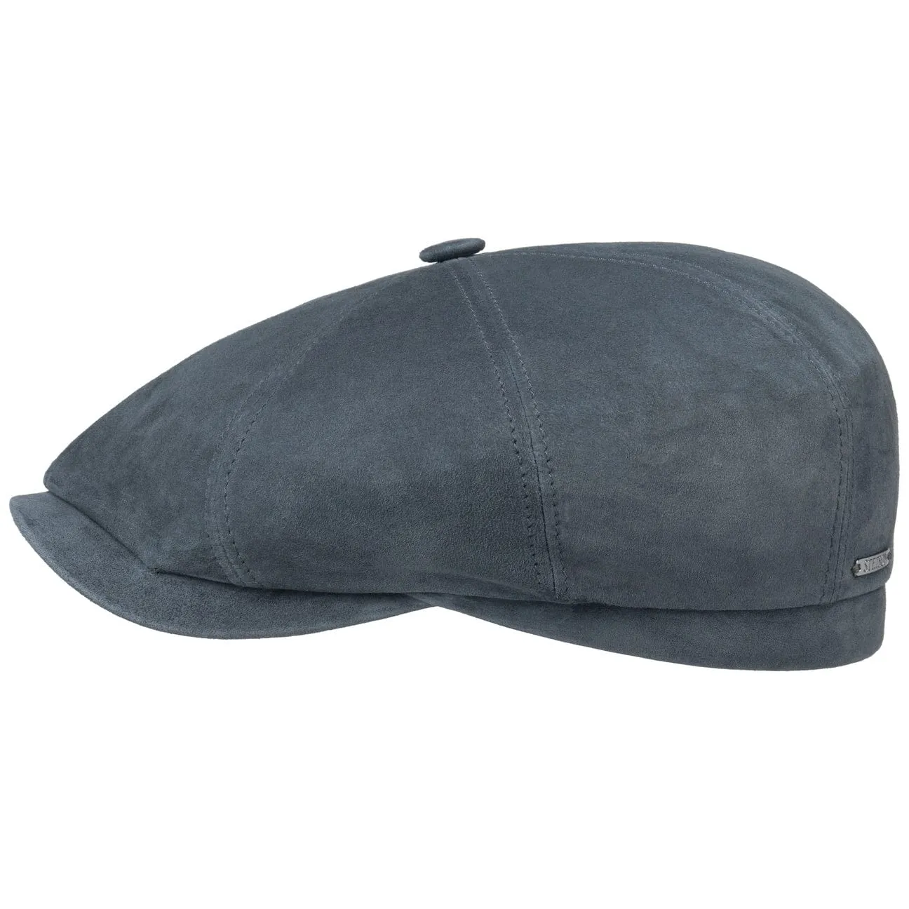 Stetson Accessories Hatteras Goat Suede Newsboy Cap by Stetson