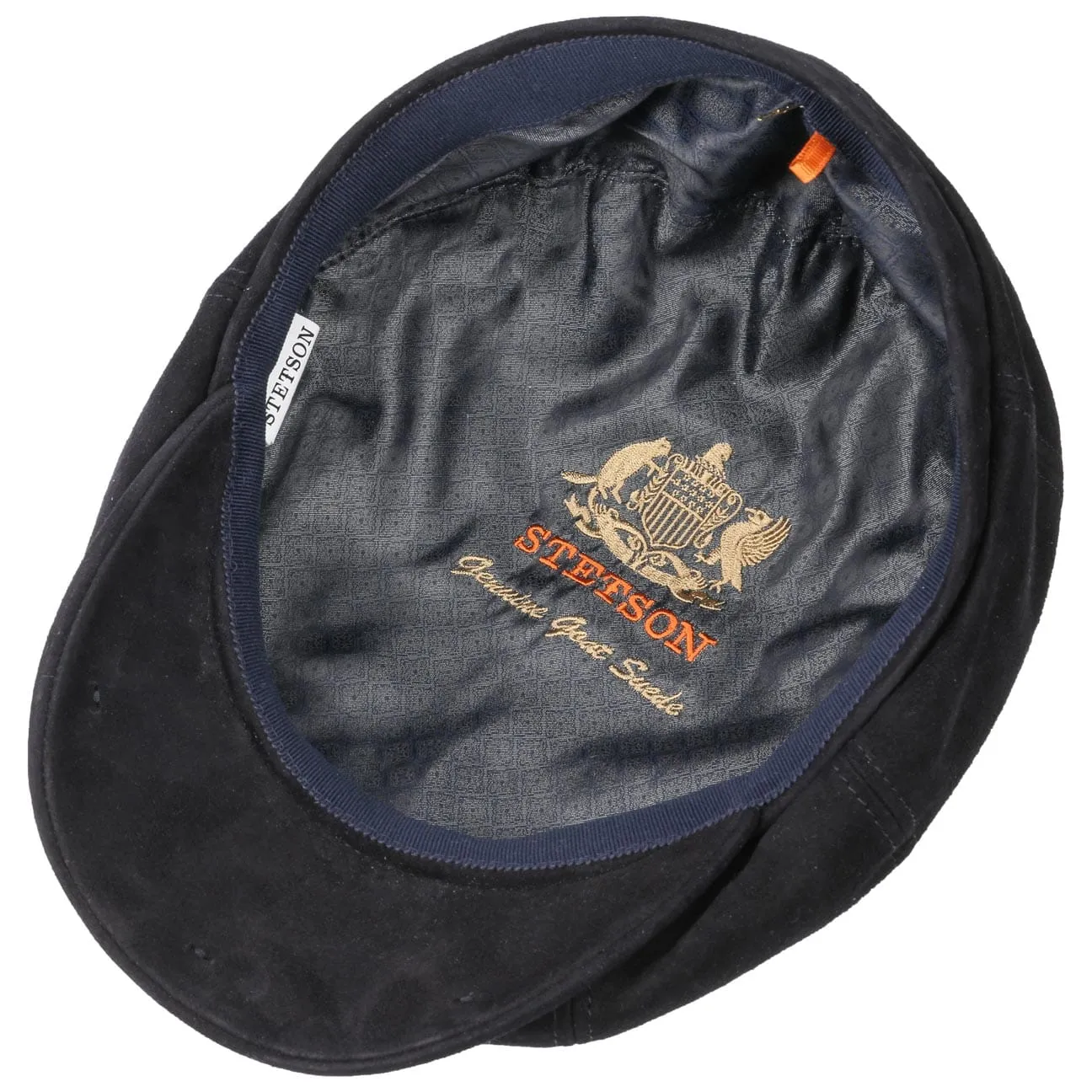 Stetson Accessories Hatteras Goat Suede Newsboy Cap by Stetson