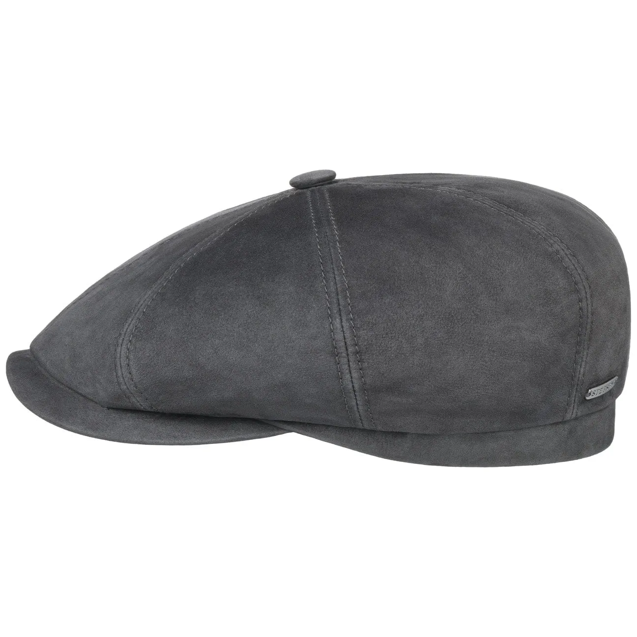 Stetson Accessories Hatteras Goat Suede Newsboy Cap by Stetson