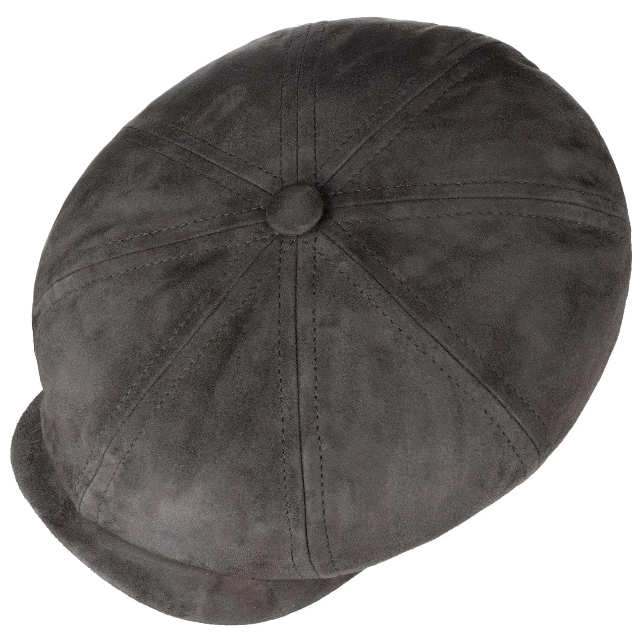 Stetson Accessories Hatteras Goat Suede Newsboy Cap by Stetson