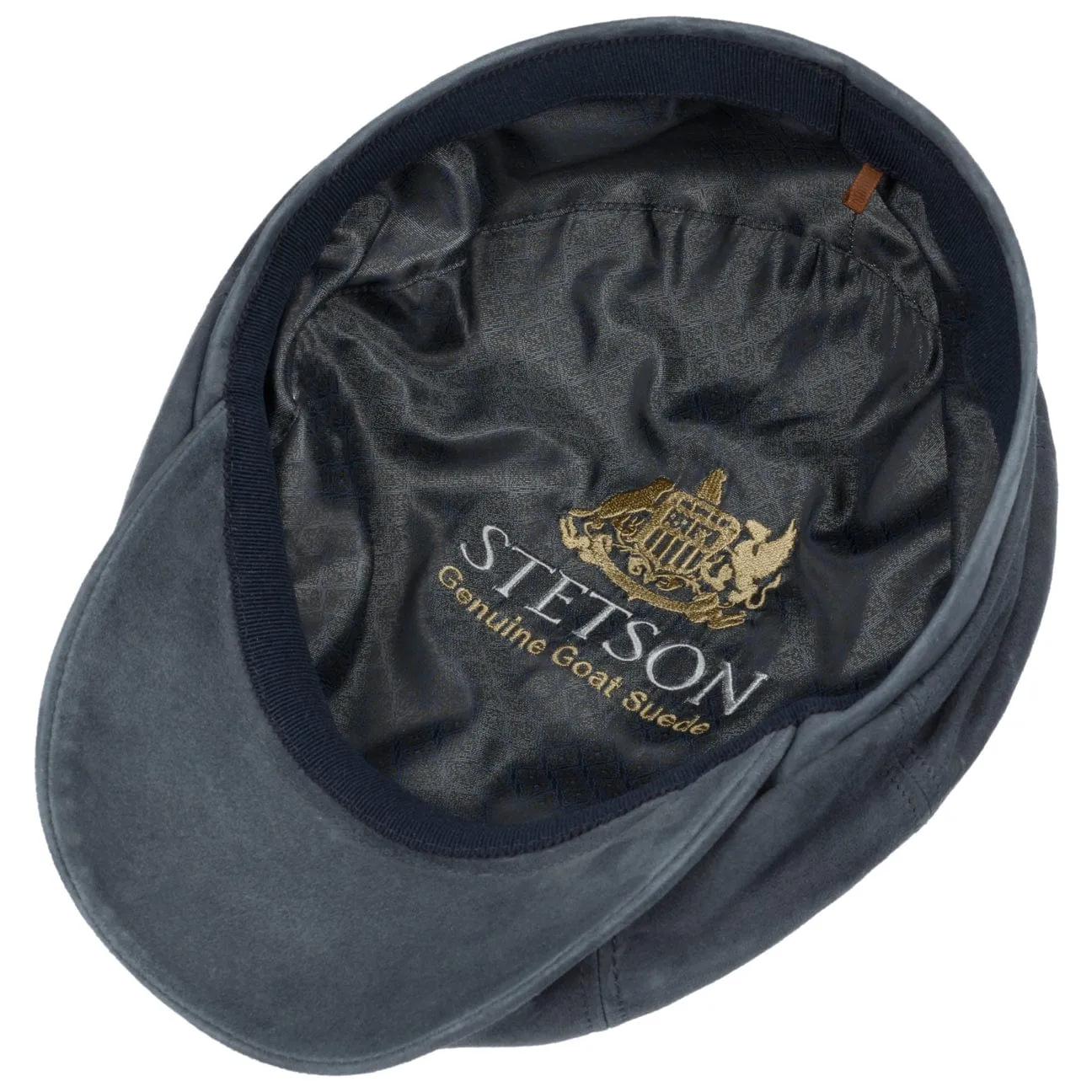 Stetson Accessories Hatteras Goat Suede Newsboy Cap by Stetson