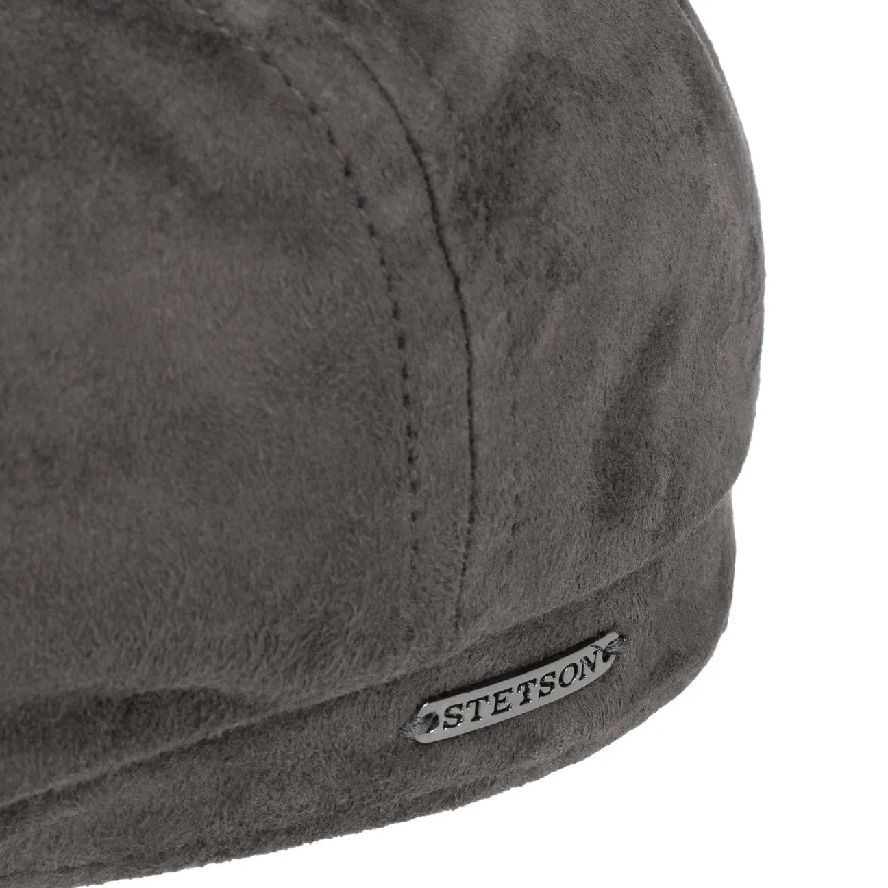 Stetson Accessories Hatteras Goat Suede Newsboy Cap by Stetson
