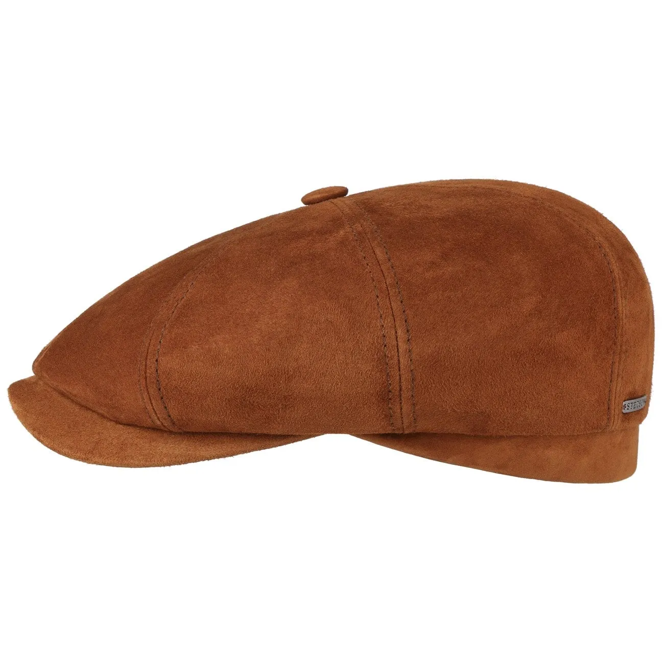Stetson Accessories Hatteras Goat Suede Newsboy Cap by Stetson
