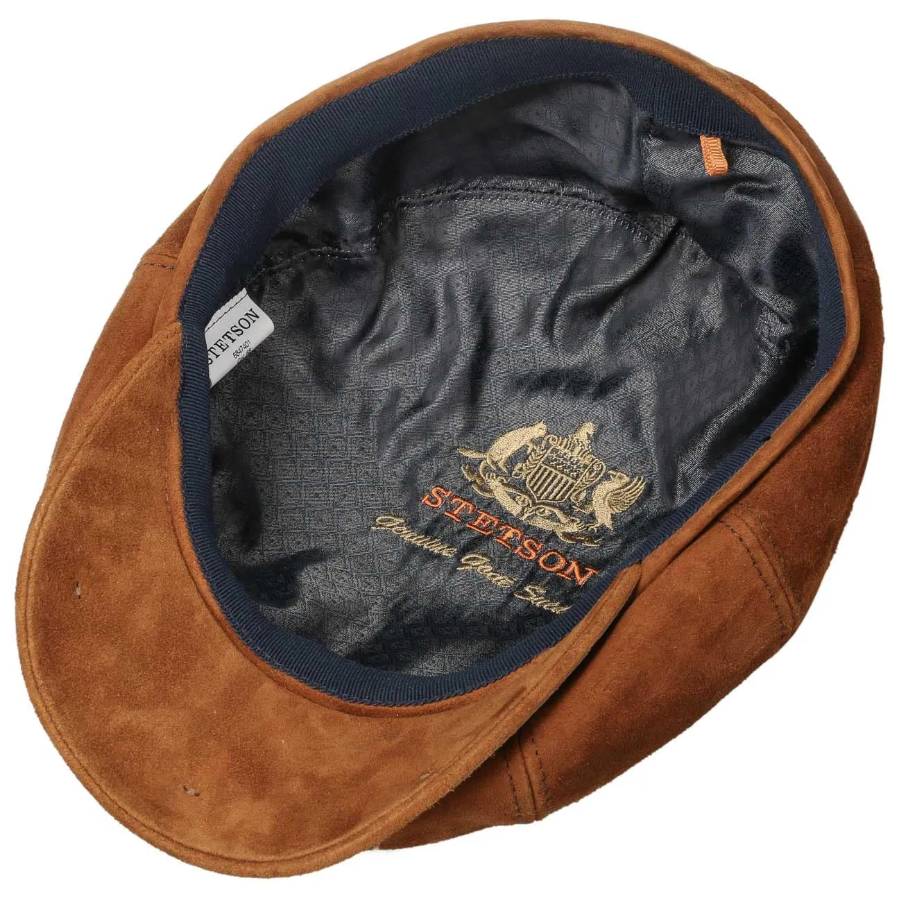 Stetson Accessories Hatteras Goat Suede Newsboy Cap by Stetson
