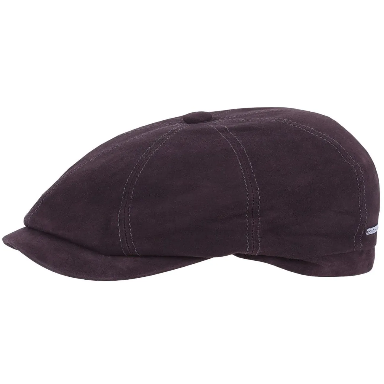 Stetson Accessories Hatteras Goat Suede Newsboy Cap by Stetson
