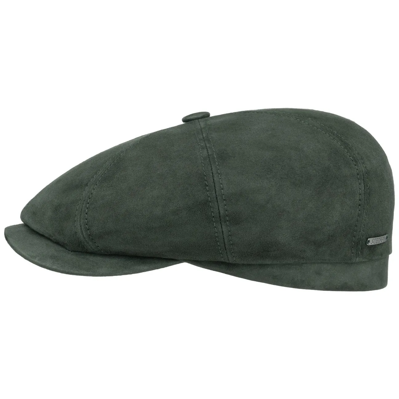 Stetson Accessories Hatteras Goat Suede Newsboy Cap by Stetson