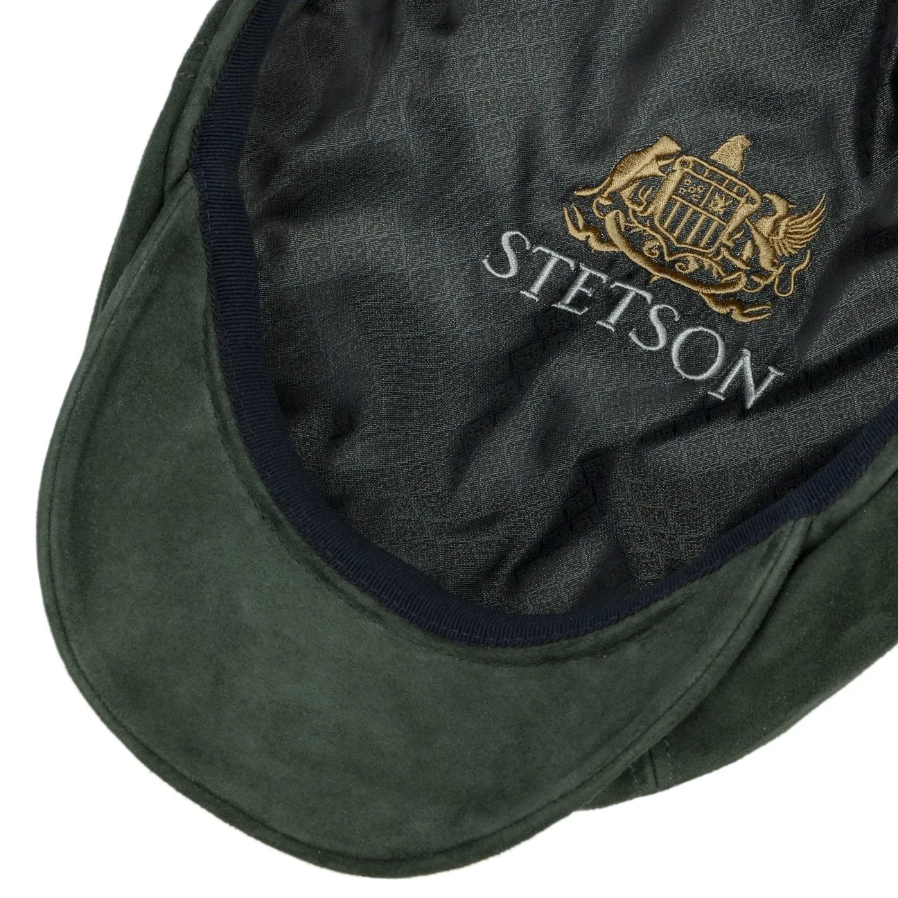 Stetson Accessories Hatteras Goat Suede Newsboy Cap by Stetson