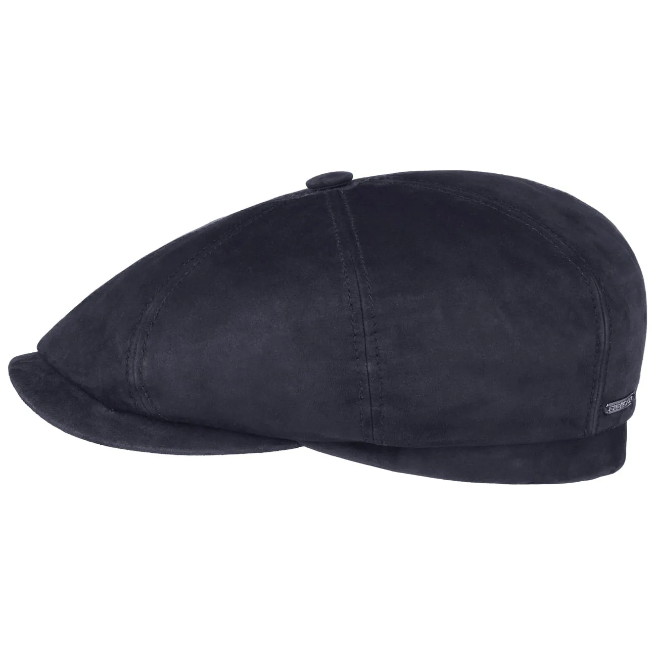 Stetson Accessories Hatteras Goat Suede Newsboy Cap by Stetson