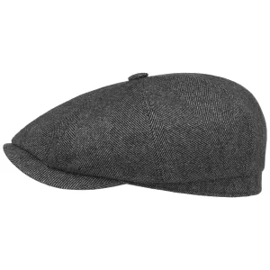 Stetson Accessories Hatteras Sustainable Cashmere Newsboy Cap by Stetson