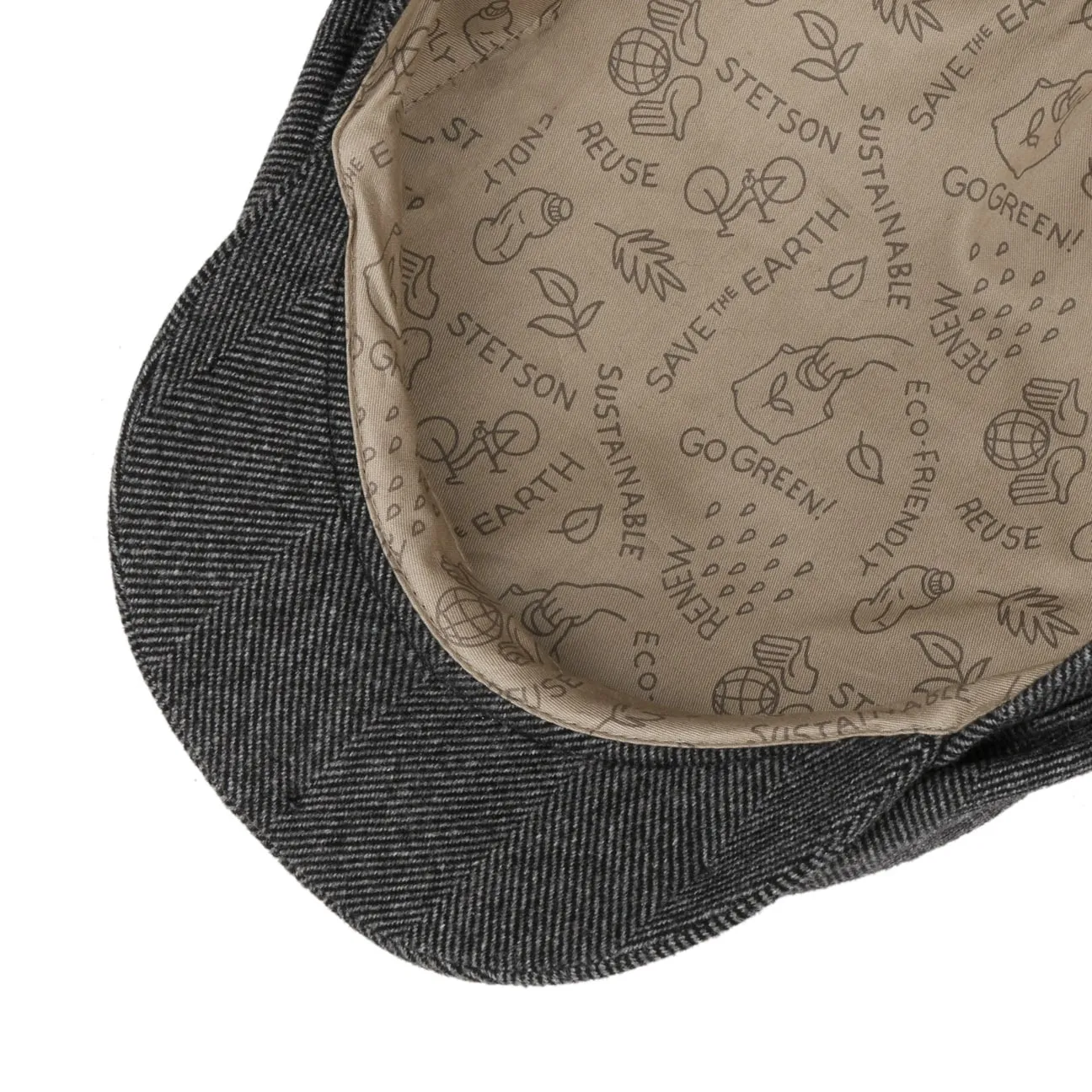 Stetson Accessories Sustainable Cashmere Flat Cap by Stetson