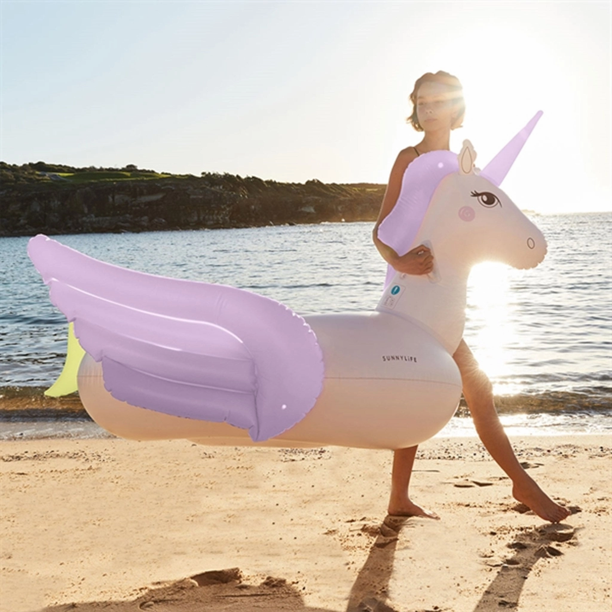 SunnyLife Luxe Ride-On Float Unicorn Pastel