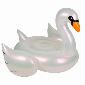SunnyLife Ride-On Float Pearl Swan