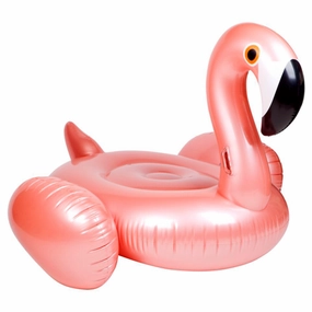SunnyLife Ride-On Float Rose Gold Flamingo