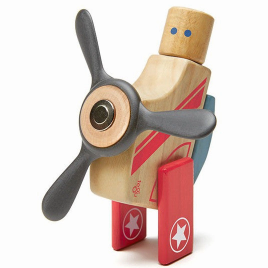 Tegu Stunt Team Looper Magnetic Wooden Block