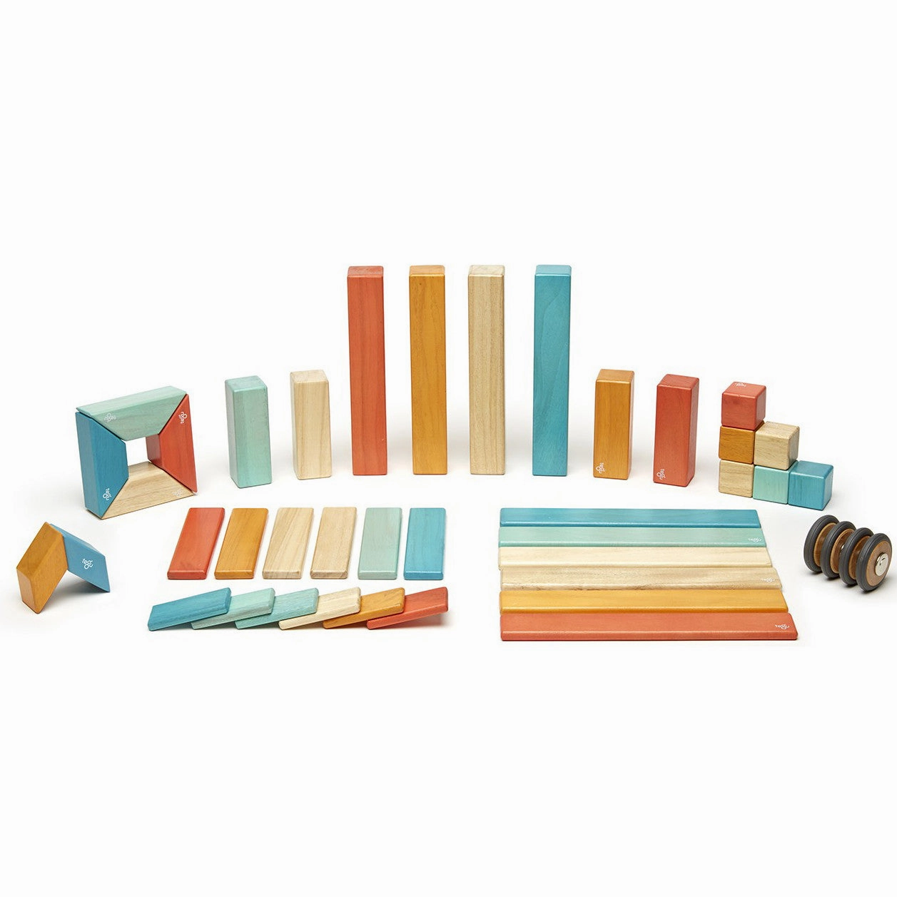 Tegu Sunset Magnetic Wooden Block 42 Pieces
