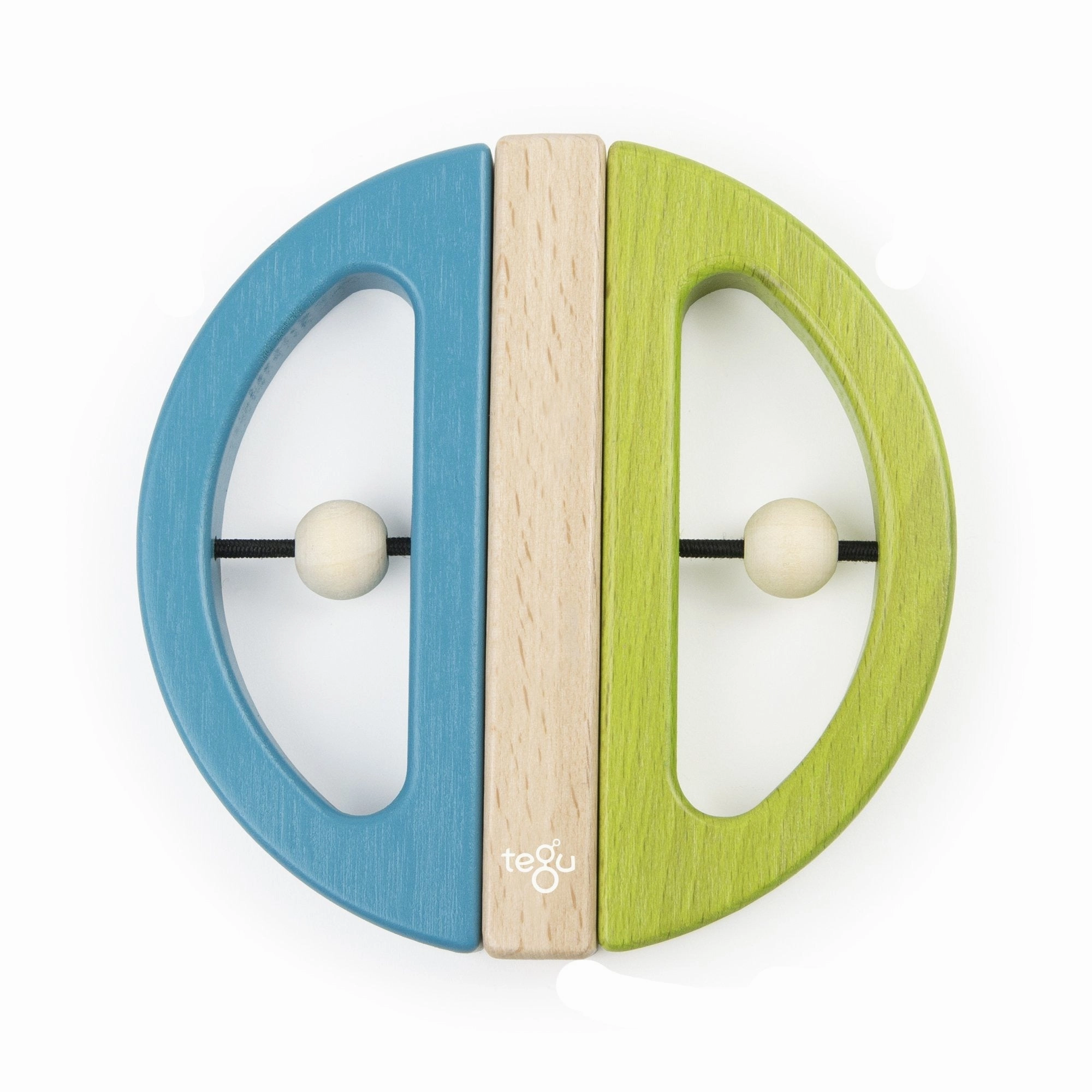 Tegu Swivel Bugs Green & Teal Magnetic Wooden Blocks
