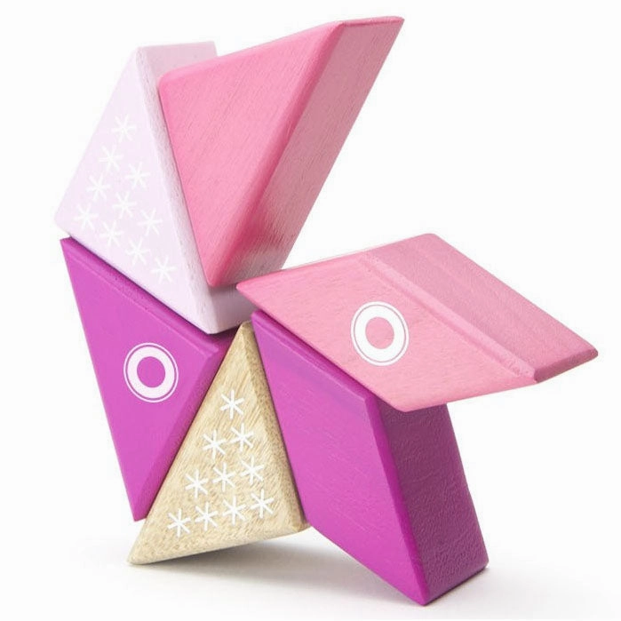 Tegu Travel Pal Kitty Magnetic Wooden Blocks