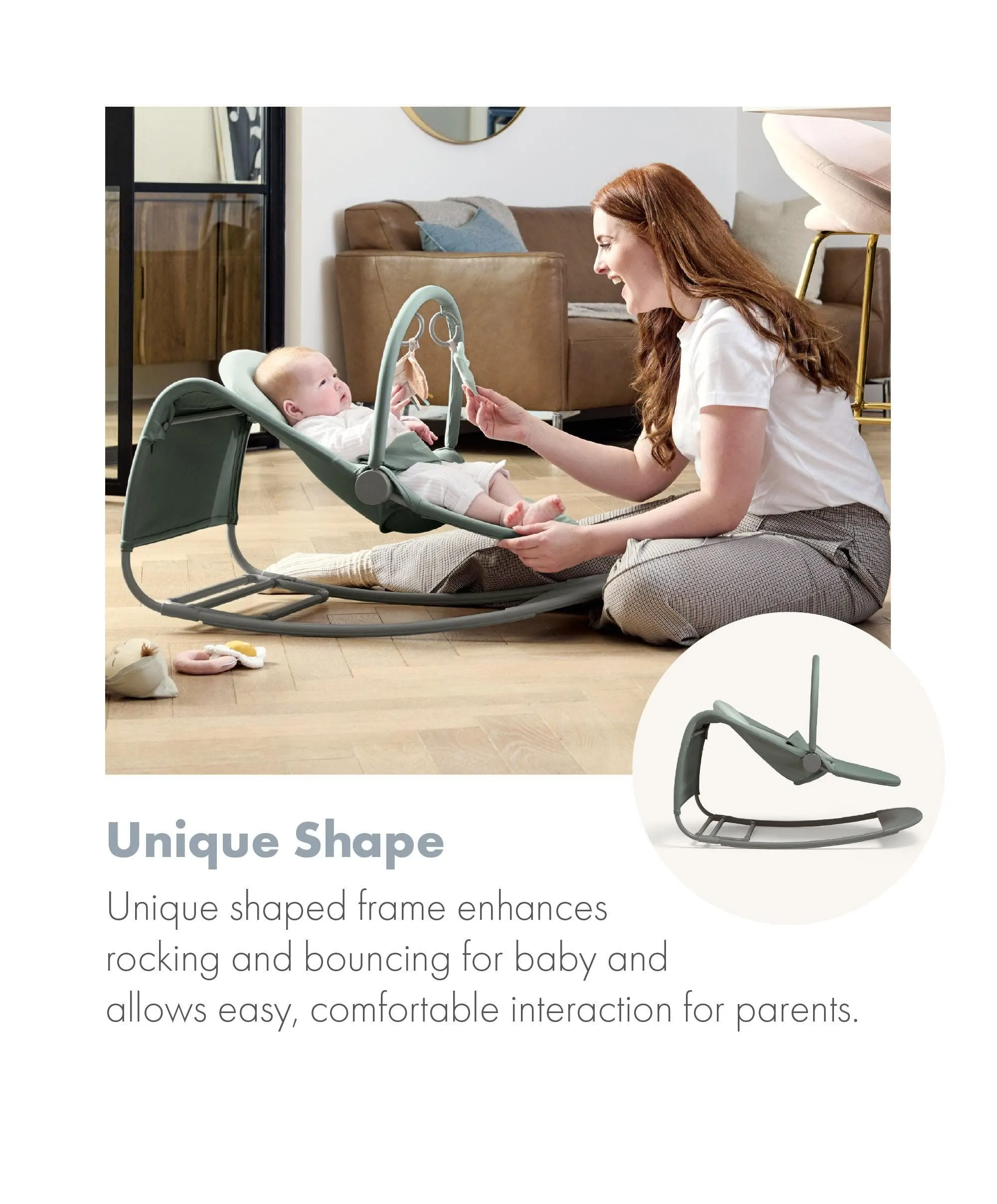 Tempo 3-in-1 Rocker/Bouncer - Ivy