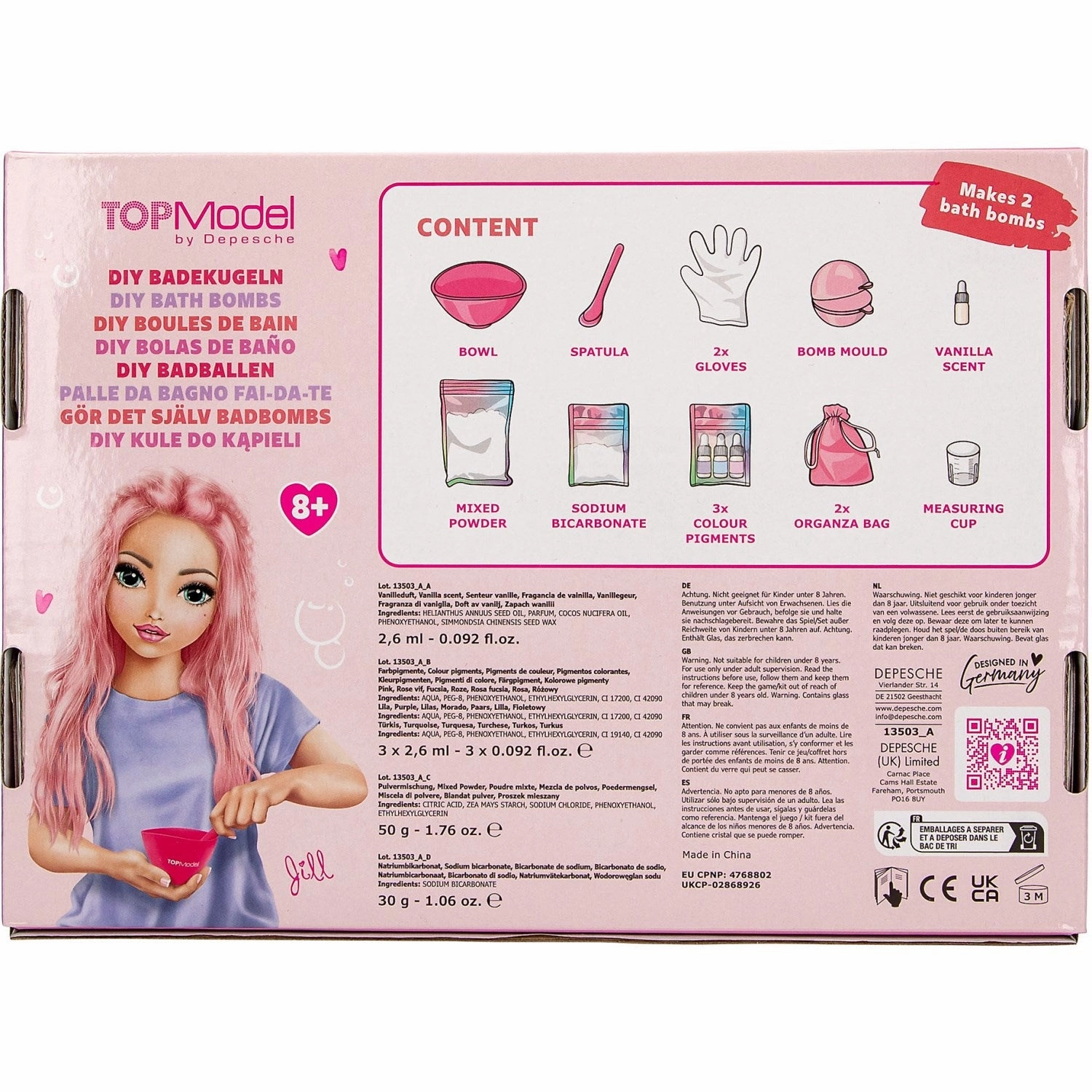 TOPModel Beauty And Me DIY Bath Bomb Set