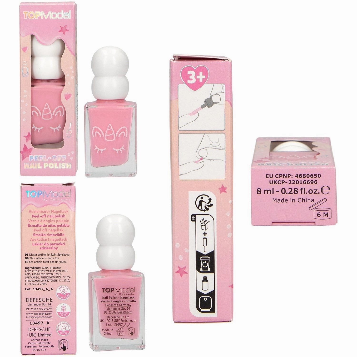 TOPModel Beauty And Me Nail Polish Light Pink
