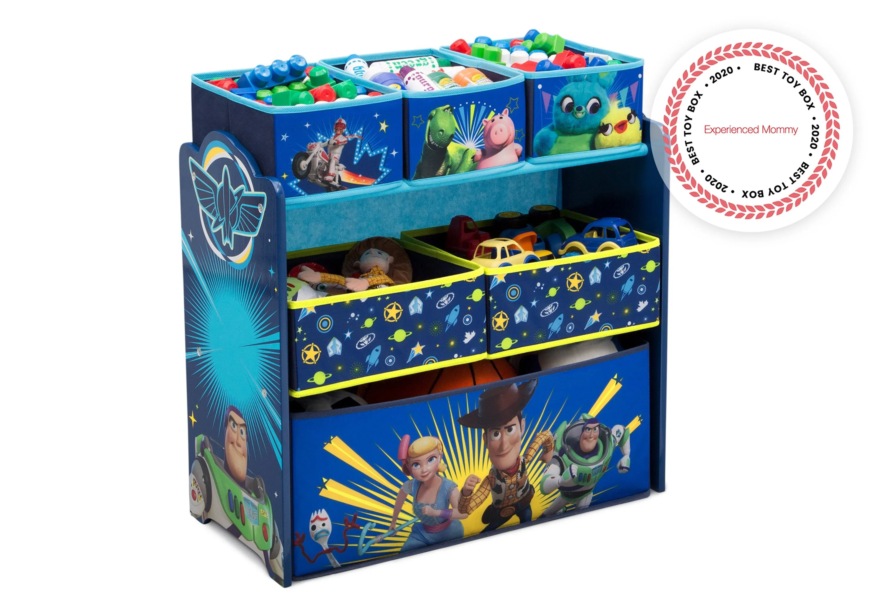 Toy Story 4 Design and Store Toy Organizer by Delta Children Babykids_Delta Children_Toy Storage & Bookshelves