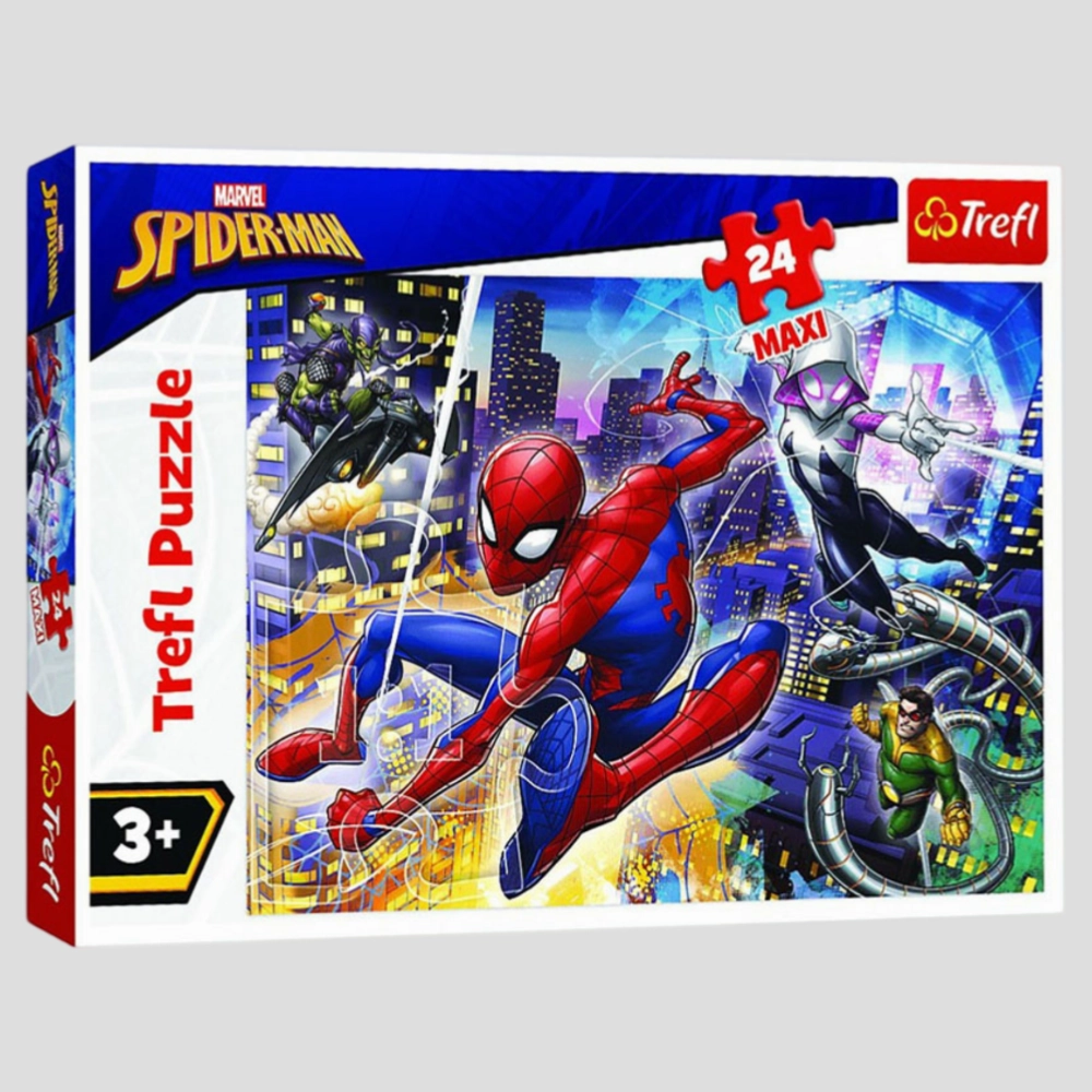 Trefl 24 Maxi Puzzle - Fearless Spider-Man