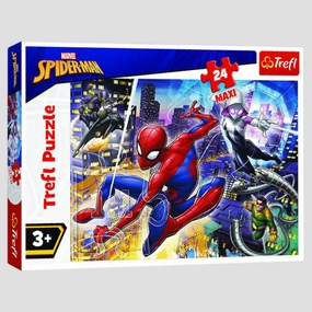 Trefl 24 Maxi Puzzle - Fearless Spider-Man