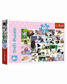 Trefl Puzzle Cats world - 60 Pieces