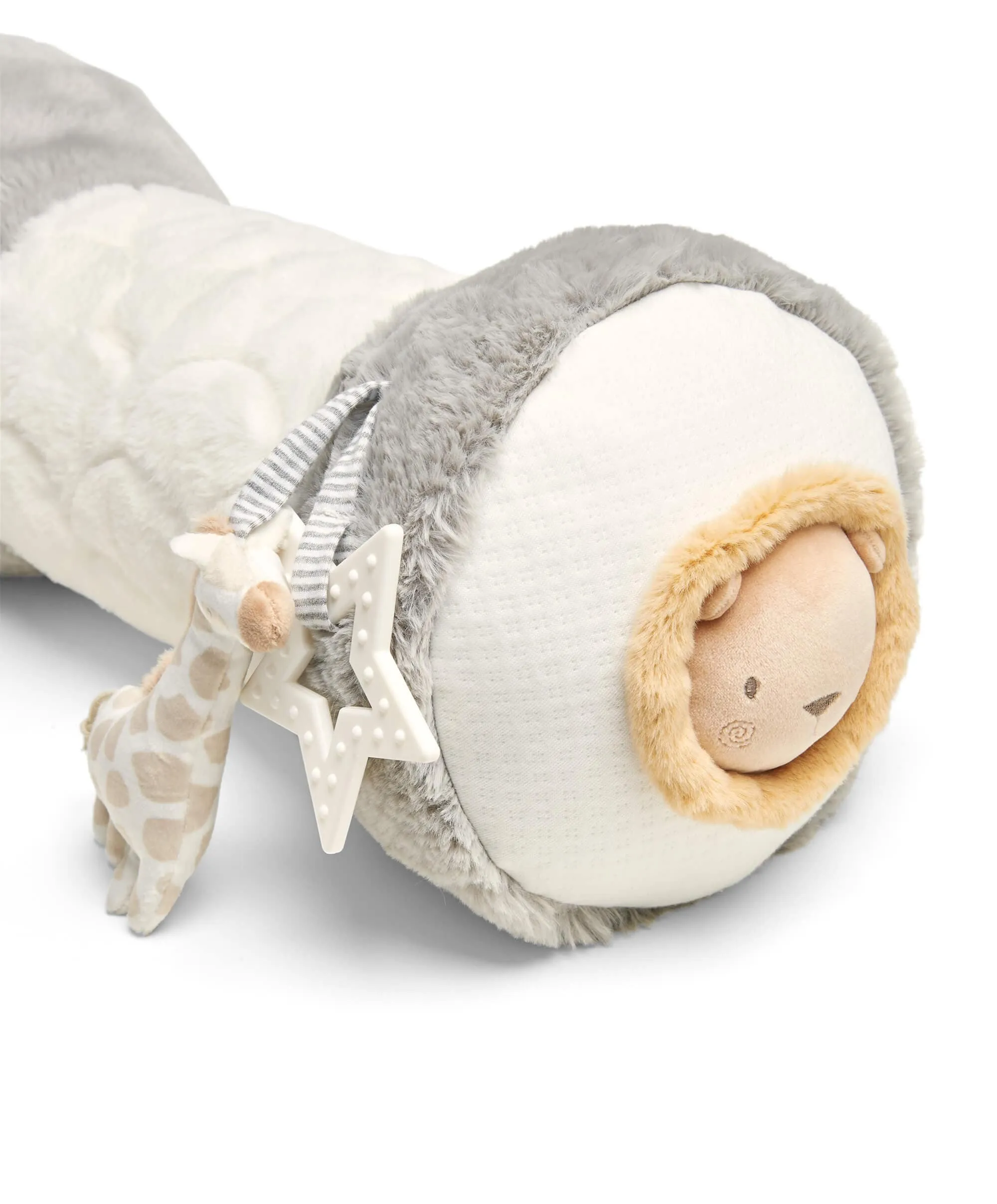 Tummy Time Roll - Welcome to the World Elephant/Grey