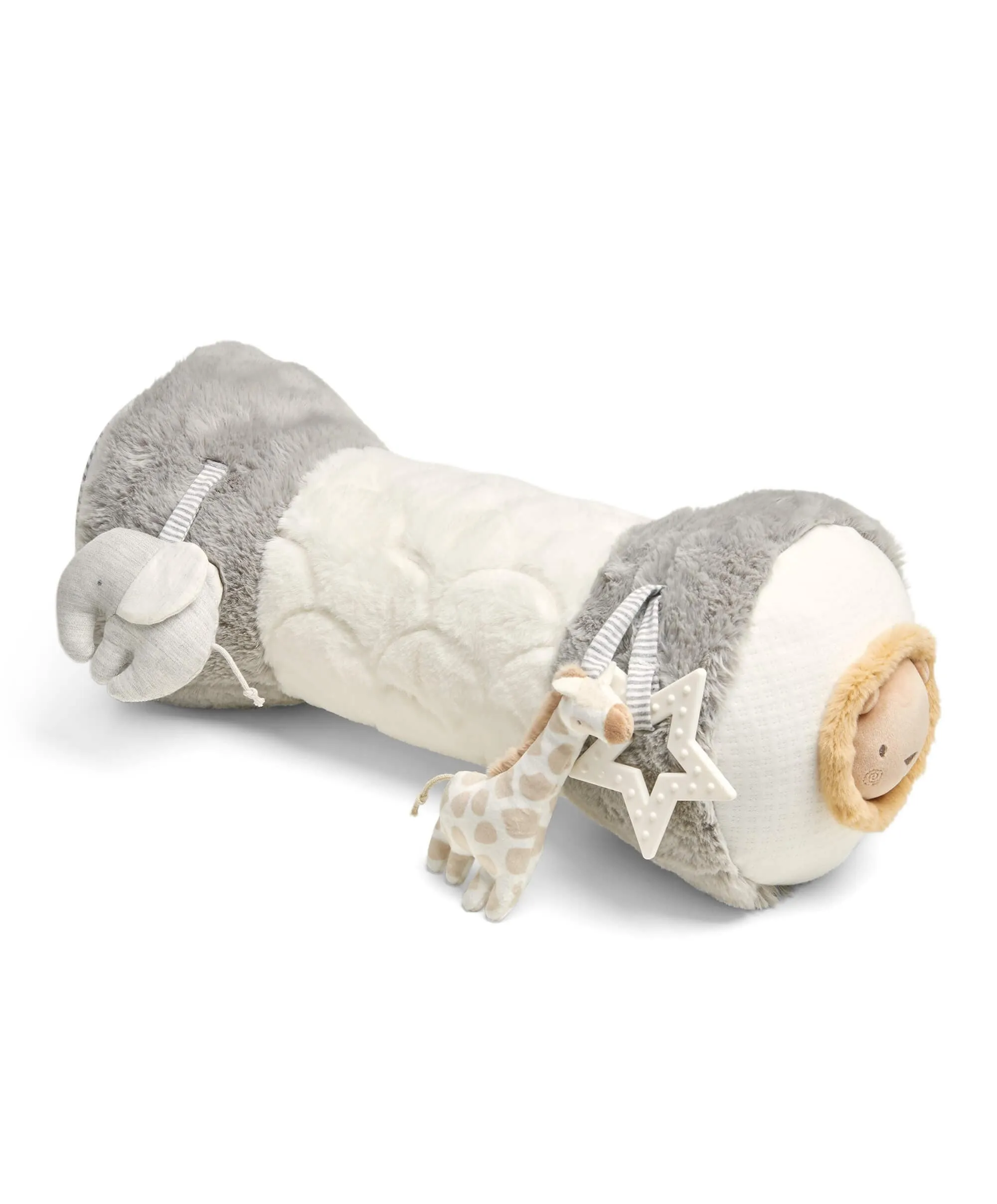 Tummy Time Roll - Welcome to the World Elephant/Grey