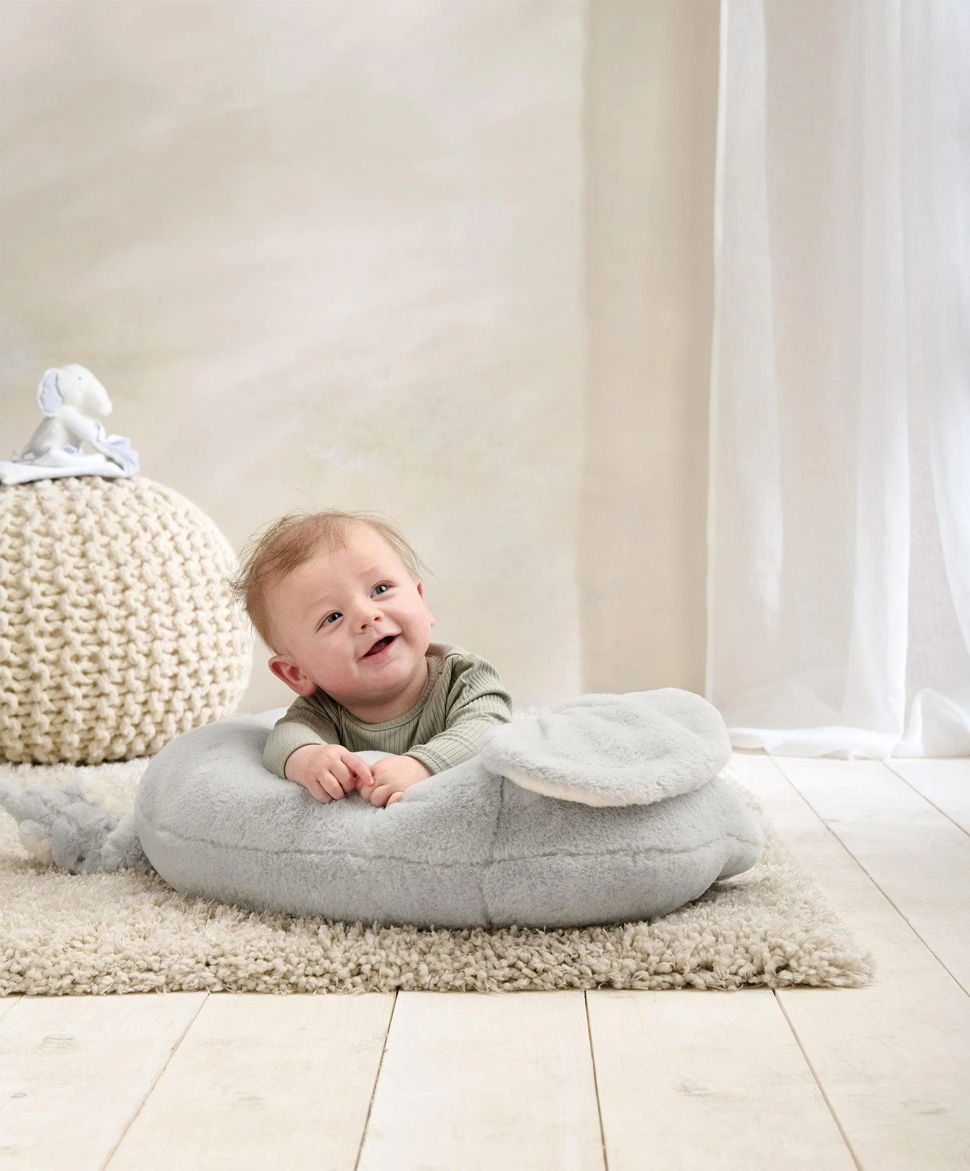 Tummy Time Snugglerug - Welcome to the World Elephant