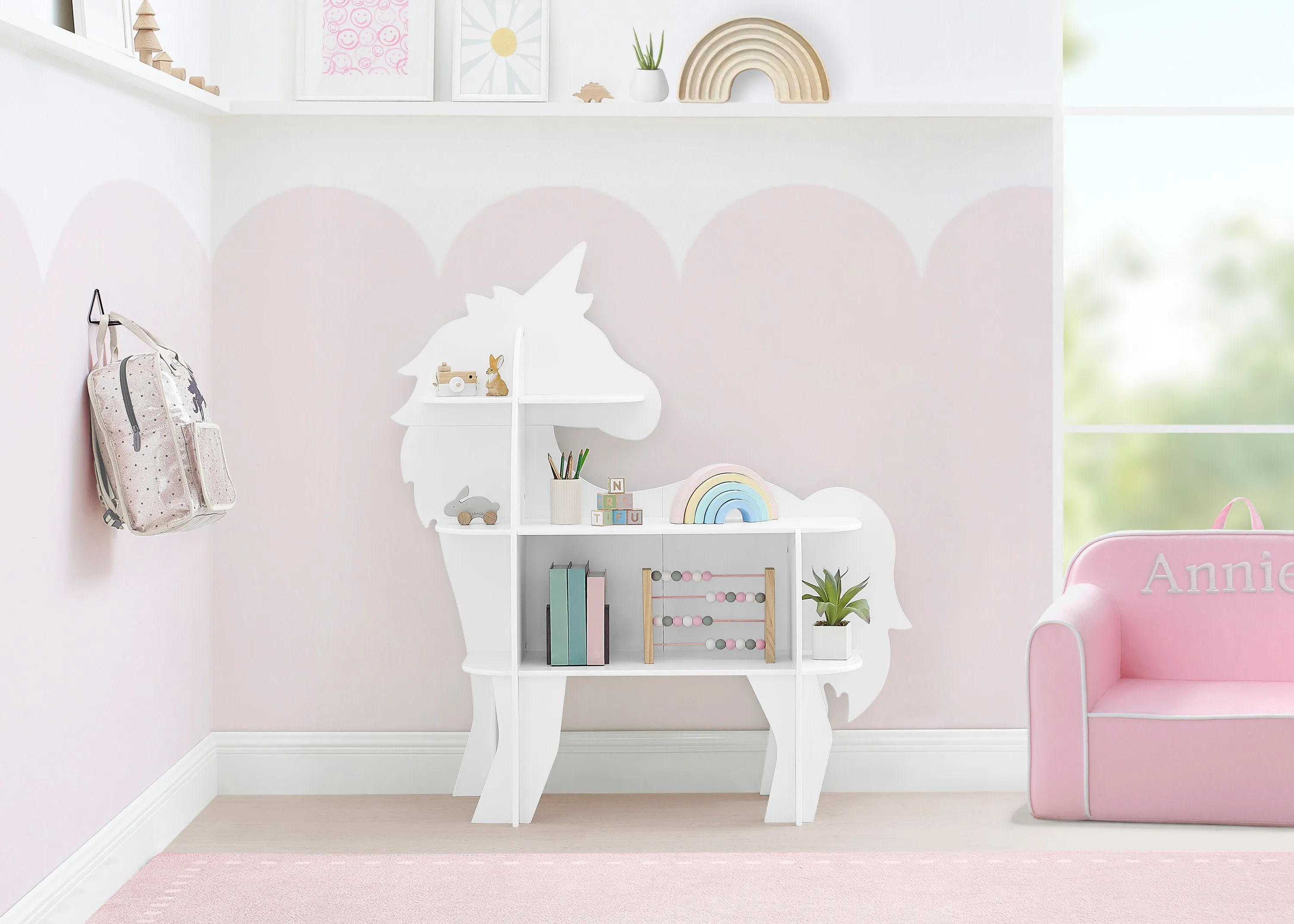 Unicorn Bookcase Babykids_Delta Children_Toy Storage & Bookshelves