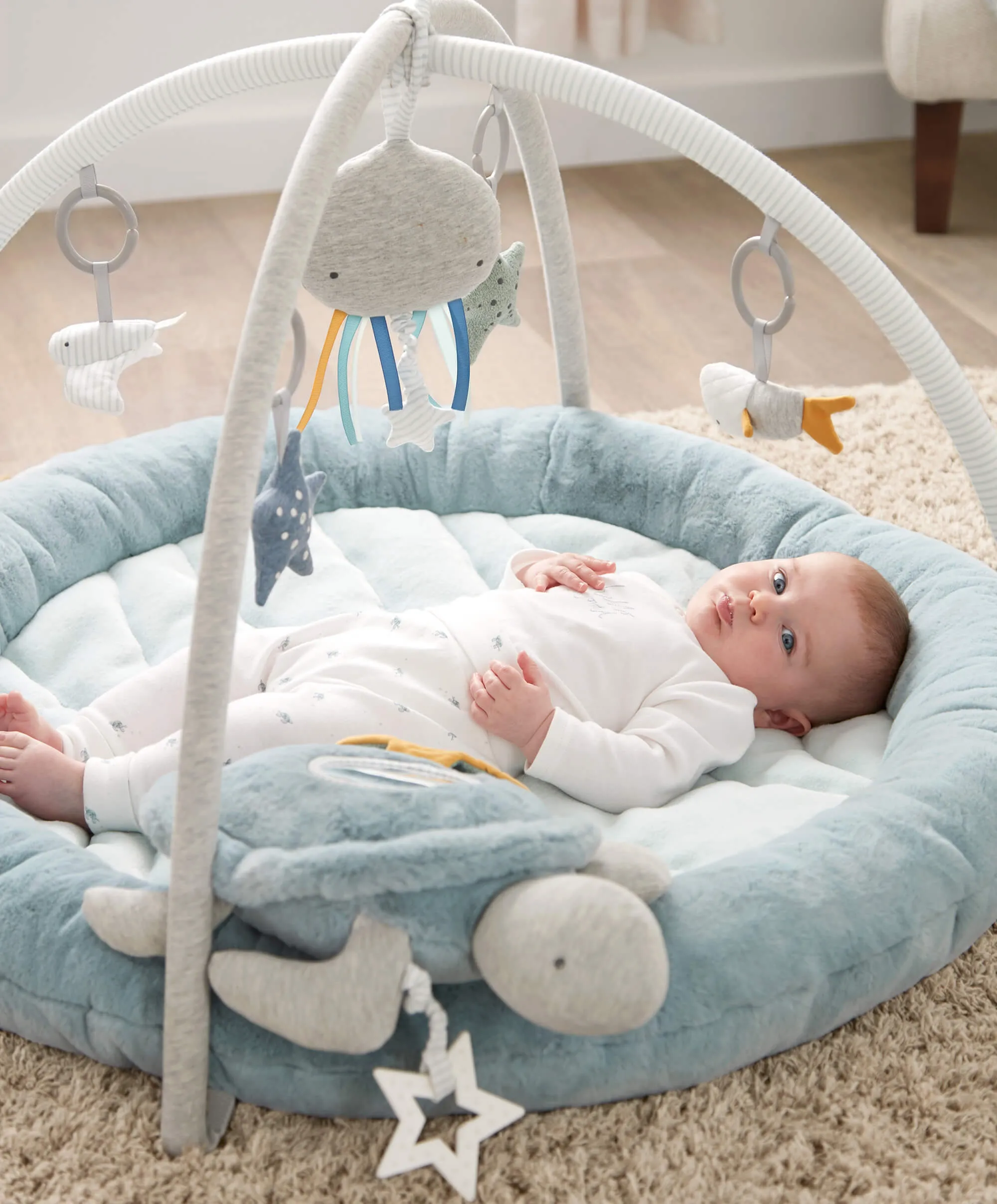 Welcome to the World 3 Piece Under the Sea Playmat Bundle - Blue