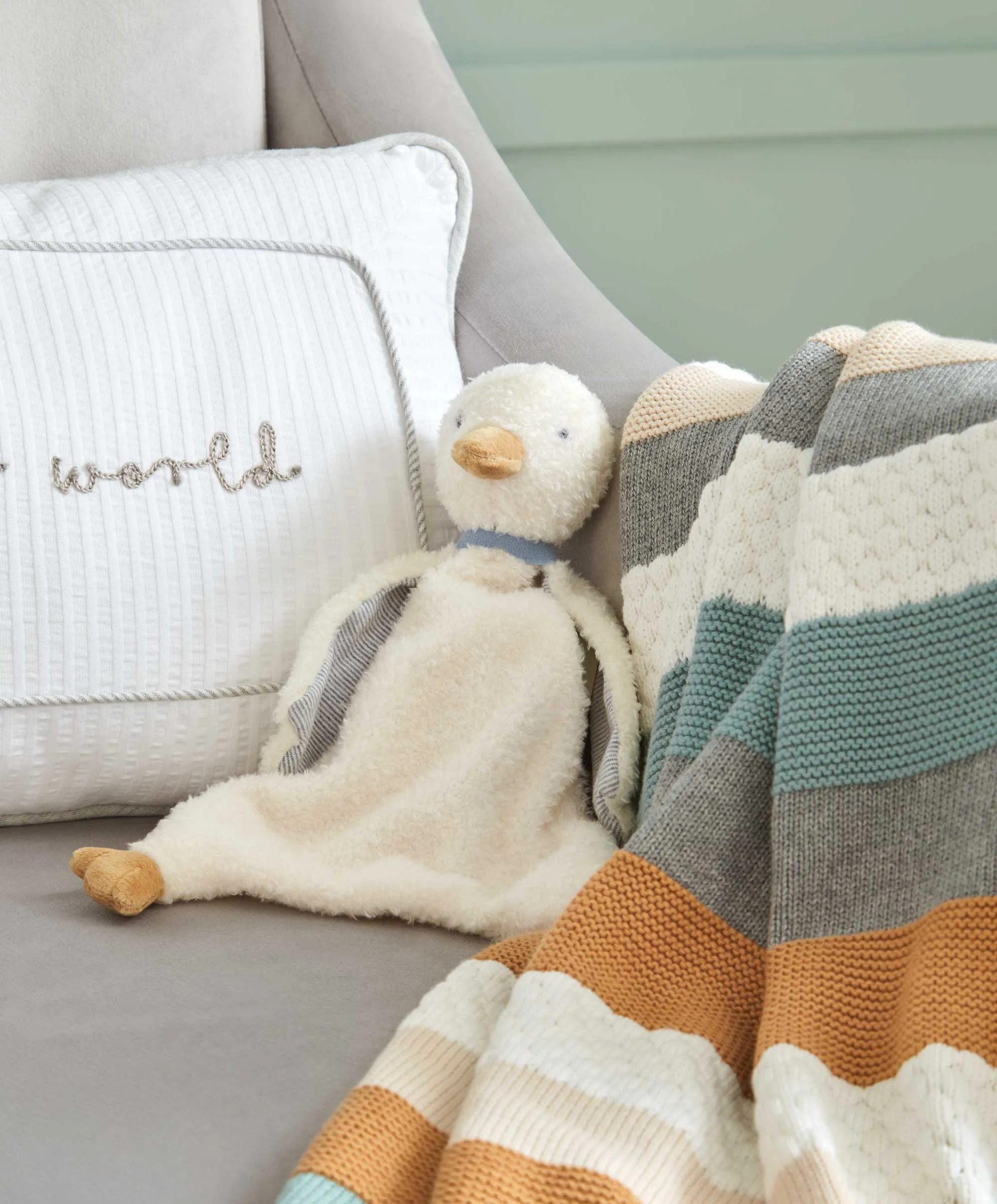 Welcome to the World Comforter - Duck