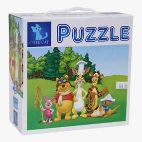 Winnie The Pooh 2in1 Mini Set Puzzle  20 & 24 Pieces