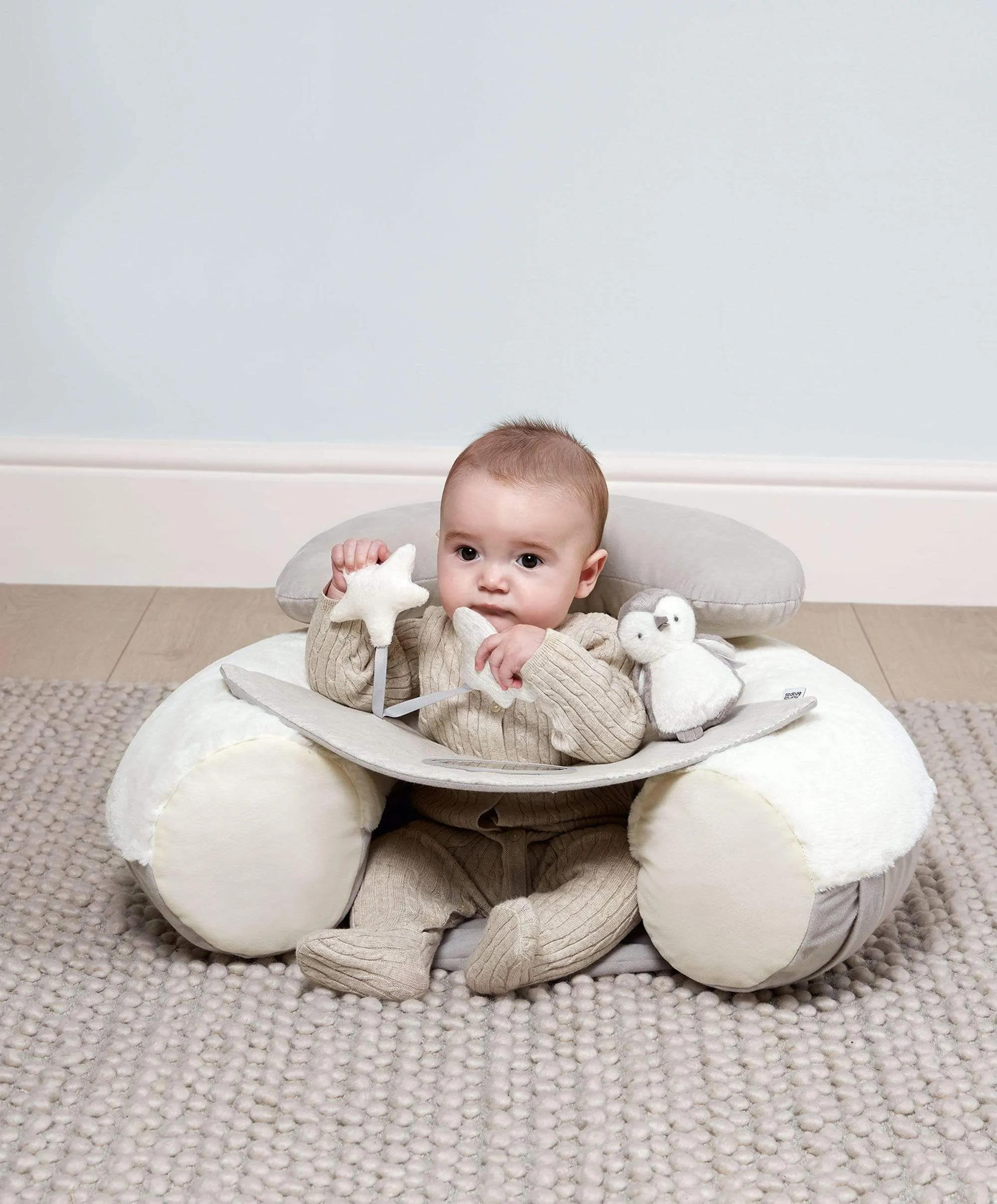 Wish Upon a Cloud Playmat Bundle with Tummy Time Roll, Sit & Play