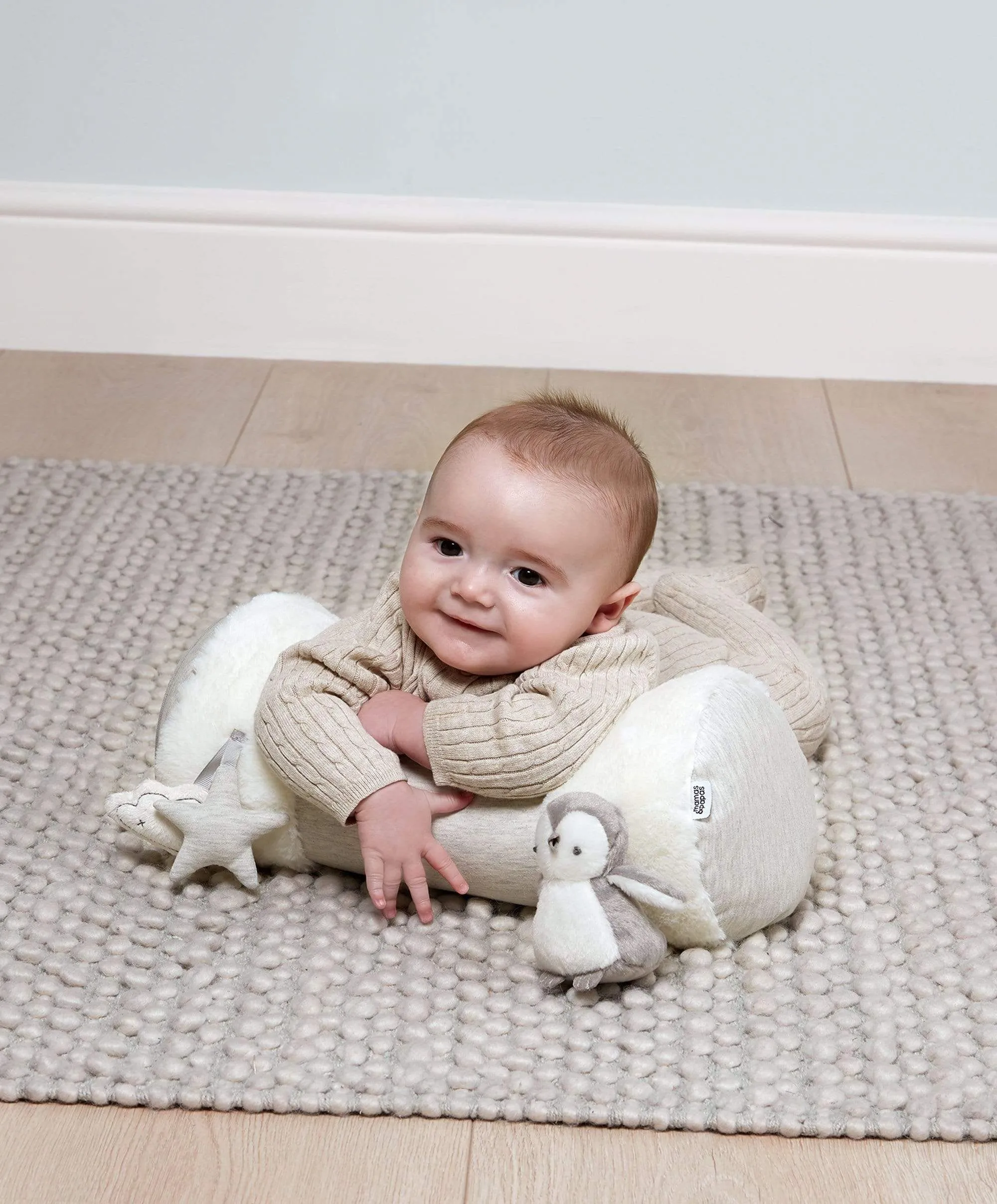 Wish Upon a Cloud Playmat Bundle with Tummy Time Roll, Sit & Play