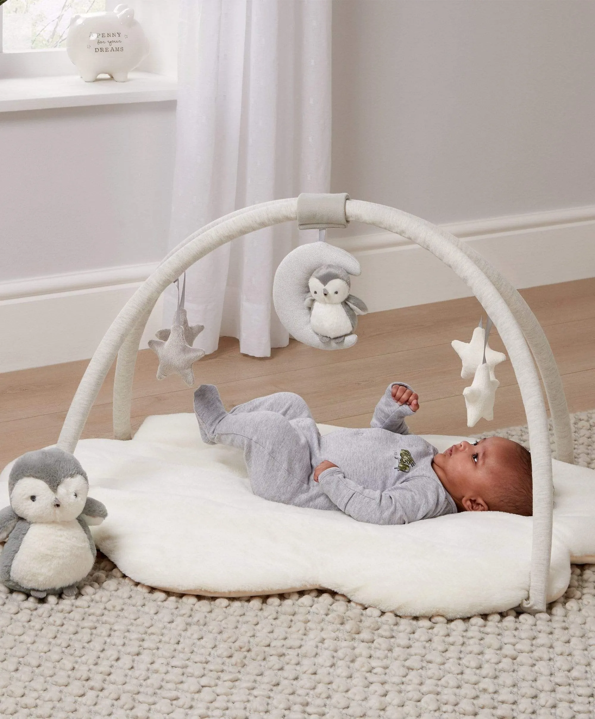 Wish Upon a Cloud Playmat Bundle with Tummy Time Roll, Sit & Play
